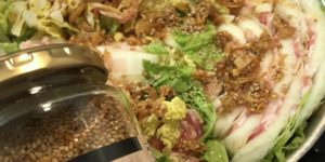 白菜と豚バラ肉のミルフィーユ鍋